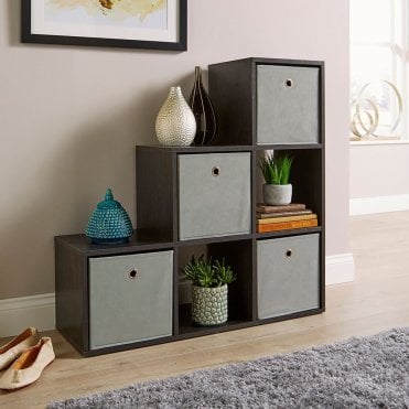 6 Cube Step Style Storage Unit