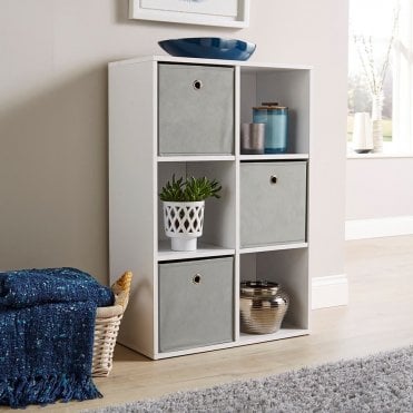 6 Cube Storage Shelving Unit