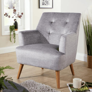 Arta Plush Velvet Accent Armchair
