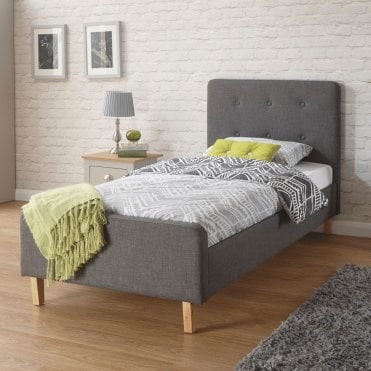 Ashbourne Fabric Bed Frame with Buttoned Headboard
