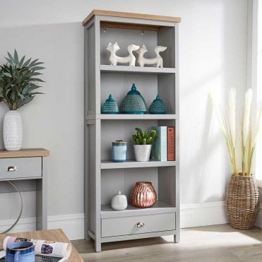 Avon 4 Tier Bookcase & 1 Storage Drawer