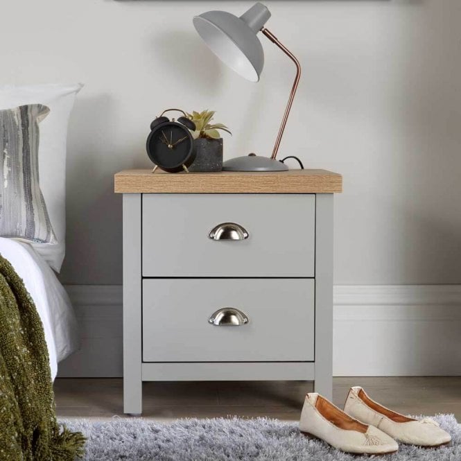 Avon 2 Drawer Bedside