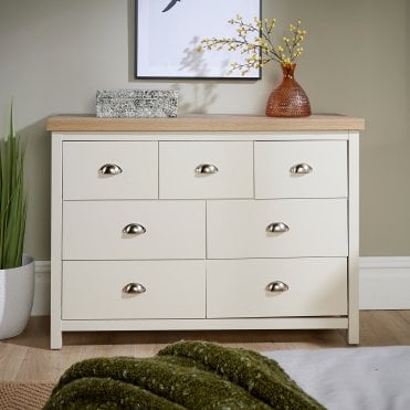 Avon Wide Chest of 7 Drawers