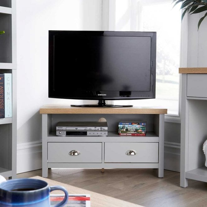 Avon Grey Corner TV Stand