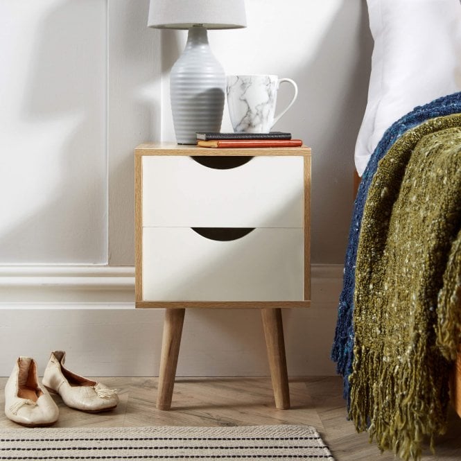 Boden 2 Drawer Bedside 