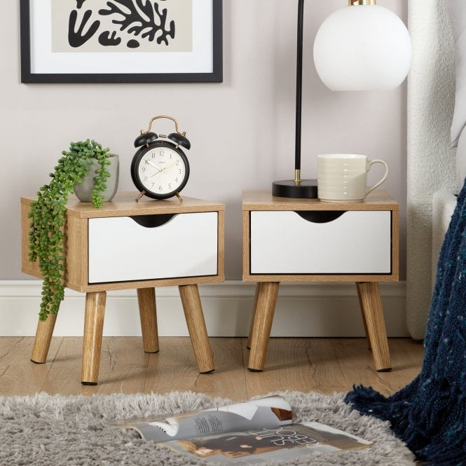 Boden Pair of 1 Drawer Bedsides