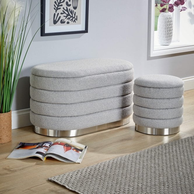 Cake Set of 2 Ottomans