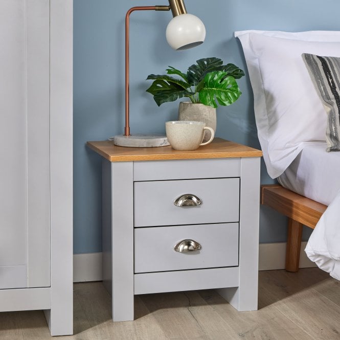 Camden 2 Drawer Bedside 