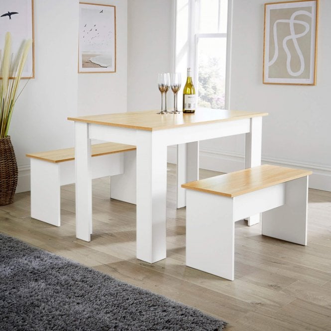 Camden Dining Set with Benches