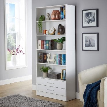 Clara 2 Drawer Bookcase