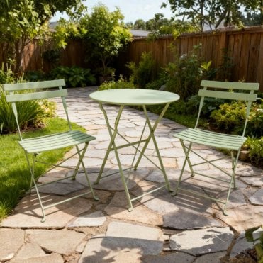 Clifton 3 Piece Pastel Folding Bistro Set