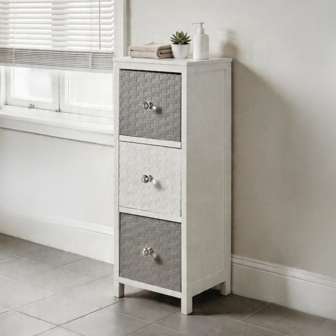 Crystal 3 Drawer Storage