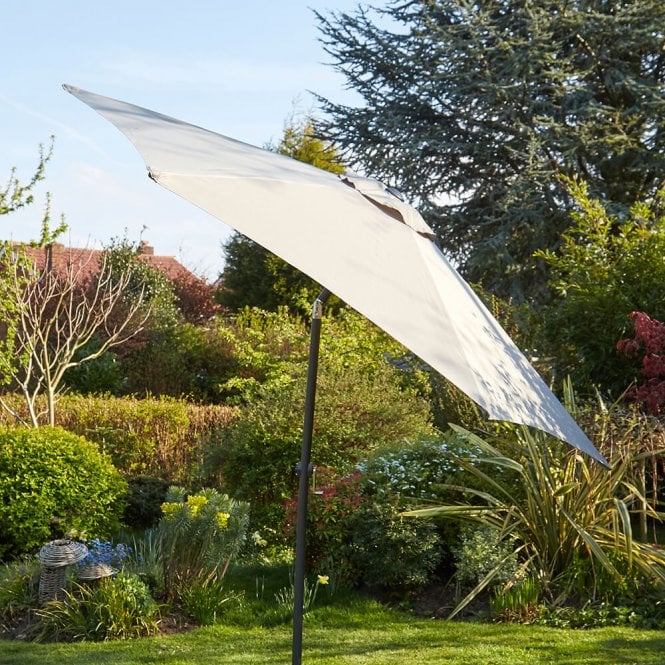 Gozo Crank & Tilt Aluminium Parasol 2.7m