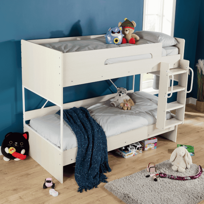 Hartford Convertible White Bunk Bed