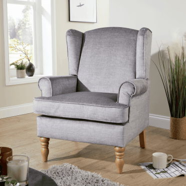 Helena Wingback Accent Armchair