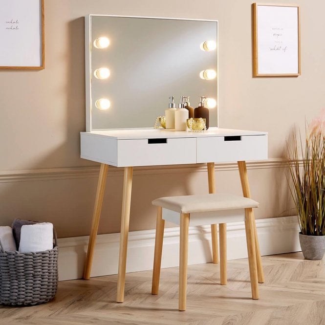 Hollywood Vanity Dressing Table Set