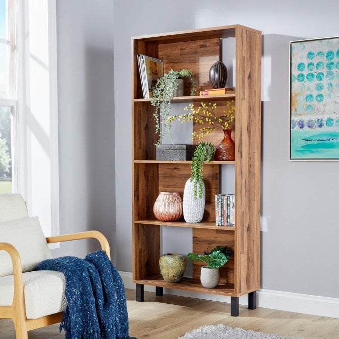 Home Source Newton Bookcase Oak
