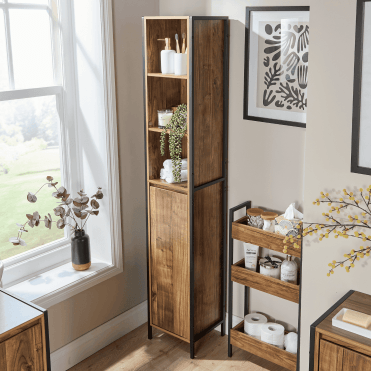 Locastra Tall Bathroom Floor Unit