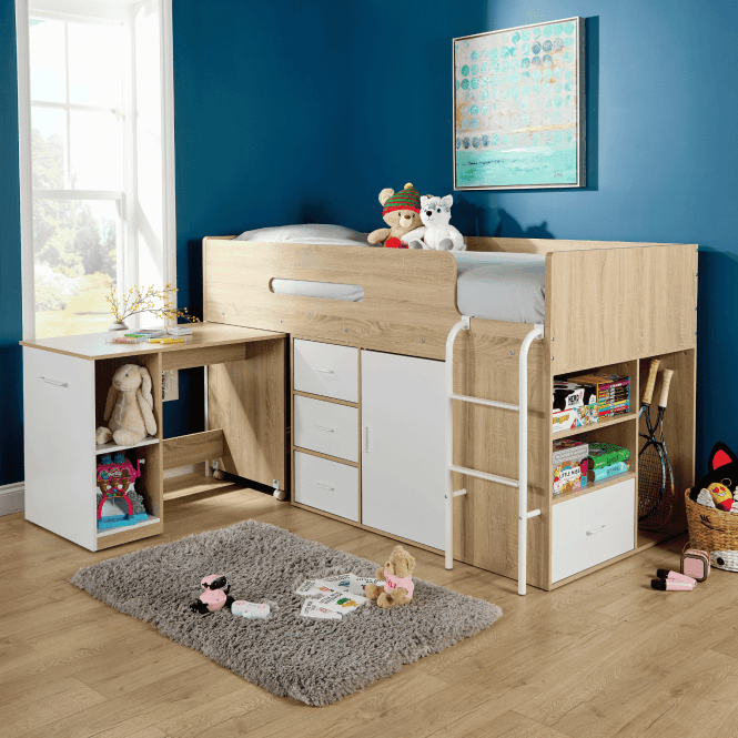 Marsden Multi Purpose White Cabin Bed