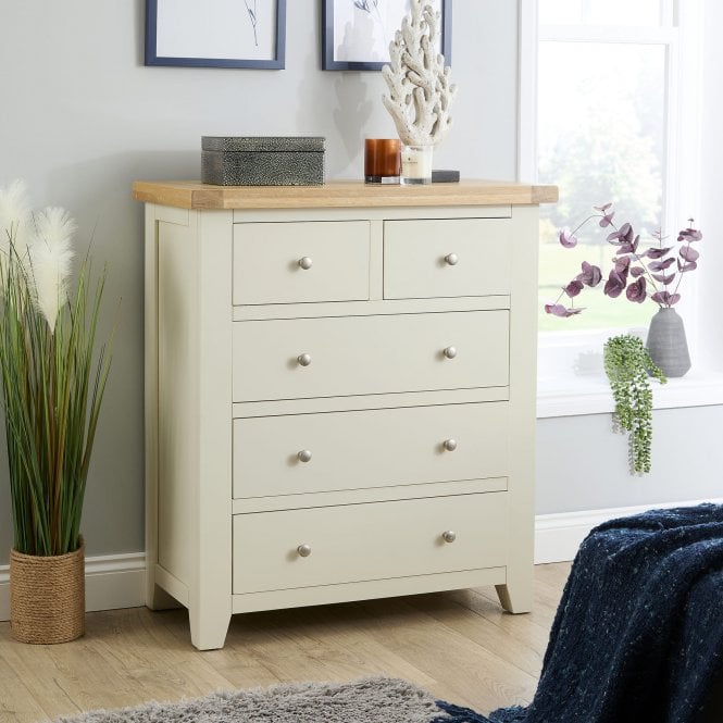 Melbourne Chest of 5 Drawers