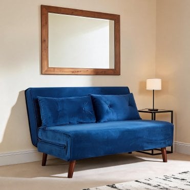 Morella Velvet Double Sofa Bed