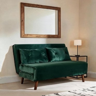 Morella Velvet Double Sofa Bed