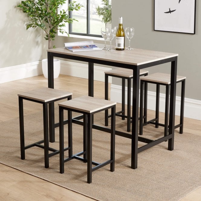 Nicosia Table and Bar Stool Set