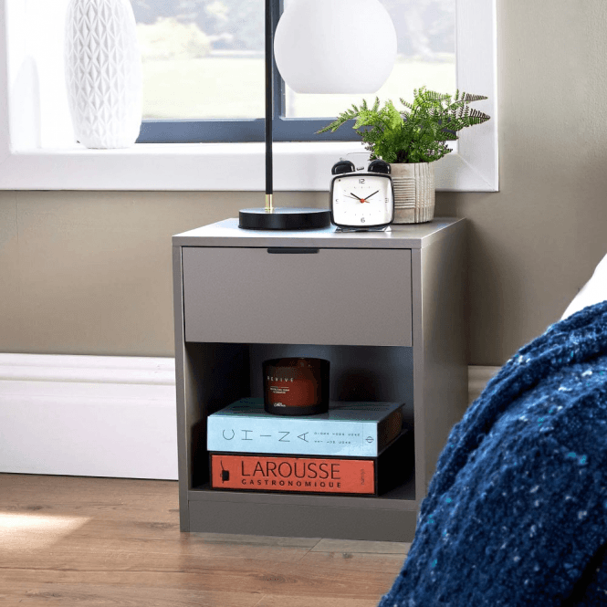 Phoenix 1 Drawer Bedside