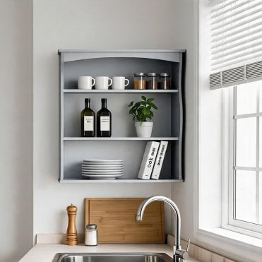 Polar 3 Tier Wall Mounted Kitchen Shelf