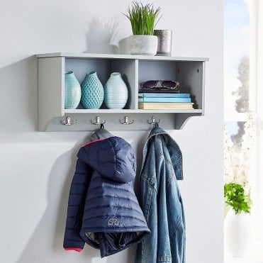 Polar Coat Hook & Storage Shelf