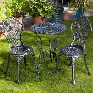 Rose Floral Design Bistro Set