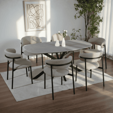 Sigma Dining Table & Velora Chairs