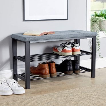 Sleaford Hallway Bench with Shoe Rack Storage