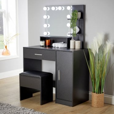 Sophia Dressing Table with Padded Stool