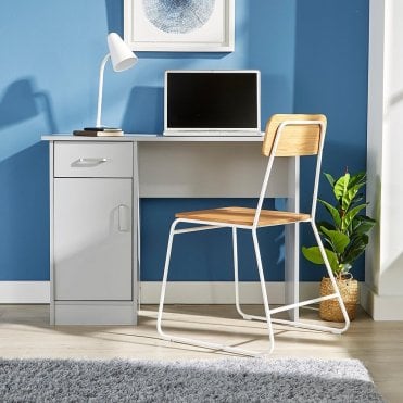 Tyler Computer Desk with Storage Drawer and Cabinet