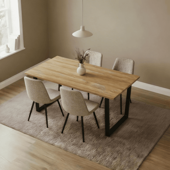 Vigo Large Pine Dining Table