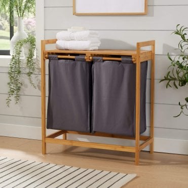 Walton Bamboo Laundry Basket