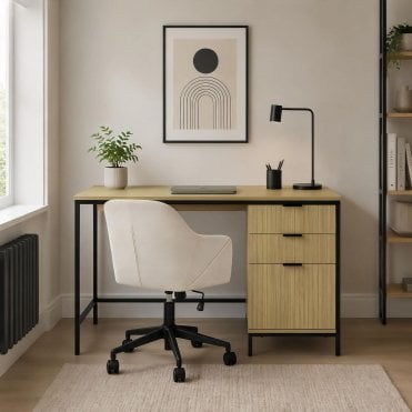Wisbech Industrial 3 Drawer Desk